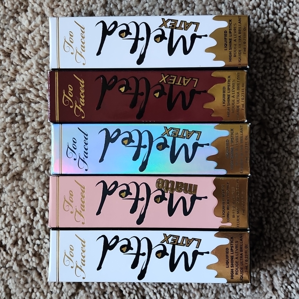 Too faced melted matte and latex gloss